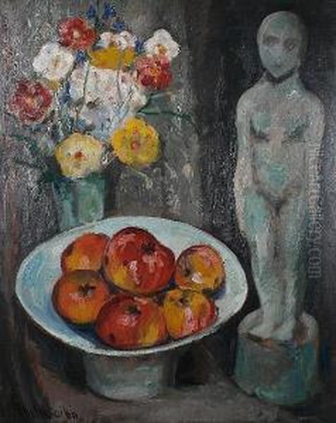 Still Life With Fruit, Flowers And Figurine - view 1