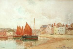 The Harbour, St Ives, Cornwall by William Menzies Gibb