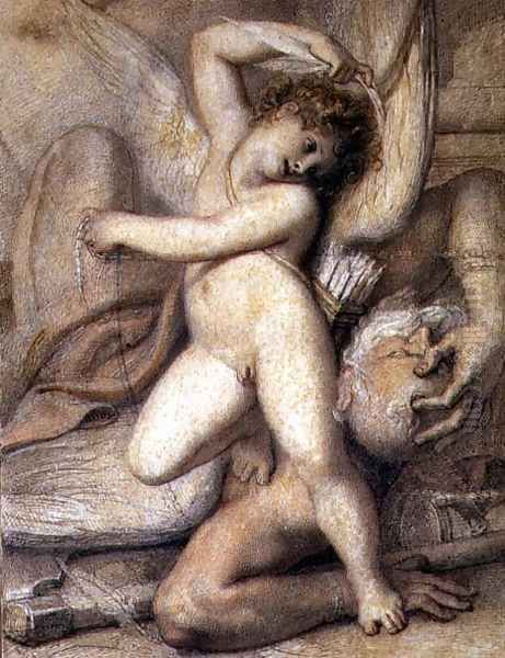 Cupid Plucking the Wings of Time - view 1