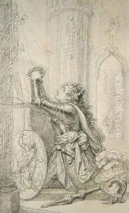 Study of St. Joan of Arc by Richard Cosway