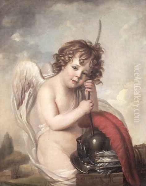 Portrait of Master Oswald Fawcett as Cupid - view 1