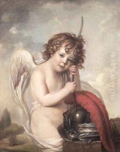 Portrait of Master Oswald Fawcett as Cupid by Richard Cosway