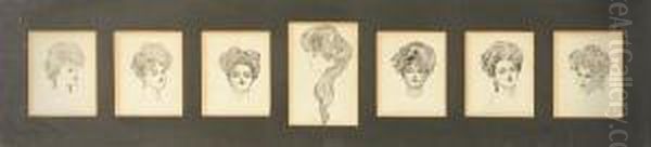 Seven Gibson Girls - view 1