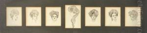 Seven Gibson Girls by Charles Dana Gibson