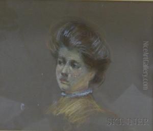 Portrait Of A Woman by Charles Dana Gibson