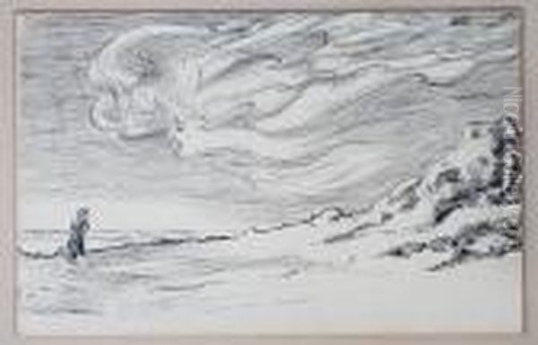 Wind Personified As Woman - view 1