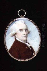 Self portrait miniature by Richard Cosway