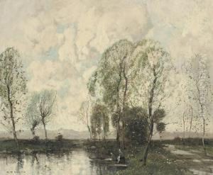 Boating On A Canal