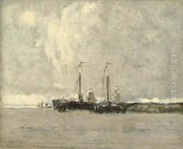 Unloading The Boats - view 1