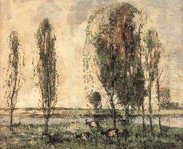 Early Autumn Near Pont De Braye - view 1