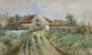 Maison De Village by Hippolyte Jean Adam Gide