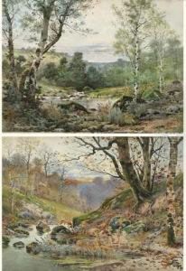 Printemps Et Automne En Foret De Fontainebleau by Hippolyte Jean Adam Gide