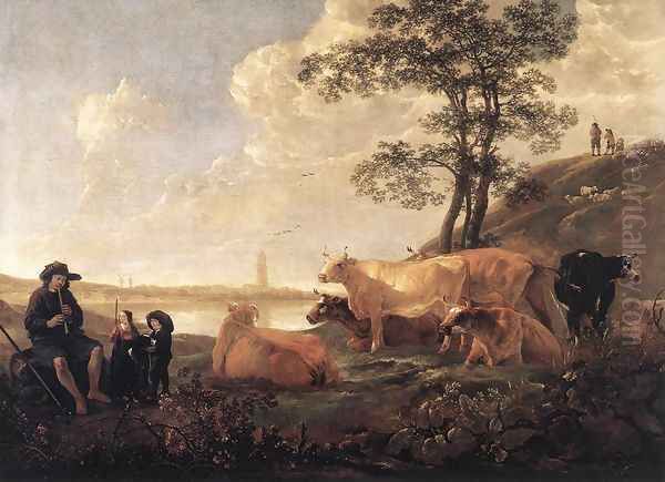 Landscape near Rhenen 1650-55 - view 1