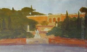 Piazza Del Popolo W Rzymie by Aleksander Gierymski