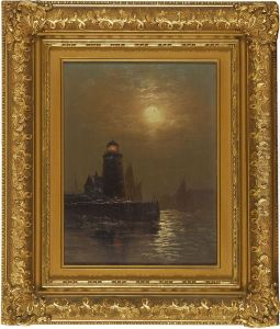 Moonlit Lighthouse