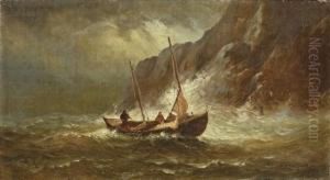 Storm On The Coast by Charles Henry Gifford