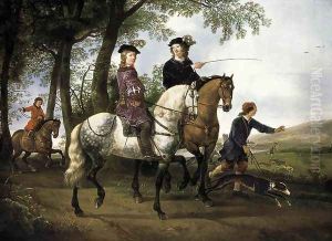 Landscape with a Hunt, 1650-55