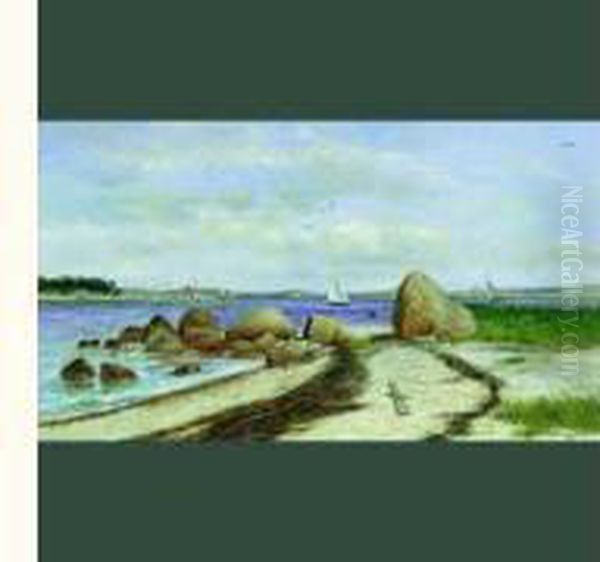 Bord De Mer Dans Les Environs De Boston - 1866 - view 1