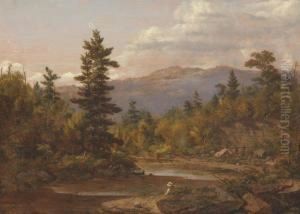 On Schoharie Kill by Sanford Robinson Gifford
