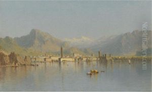 Riva - Lago Di Garda by Sanford Robinson Gifford