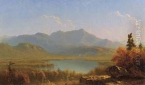 Mote Mountain From Echo Lake, New Hampshire by Sanford Robinson Gifford