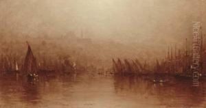 A Sketch Of The Golden Horn, Constantinople by Sanford Robinson Gifford