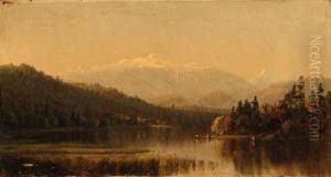 Sunset In The White Mountains by Sanford Robinson Gifford