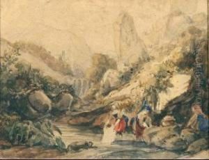 Lavandaie Al Fiume by Ercole Gigante