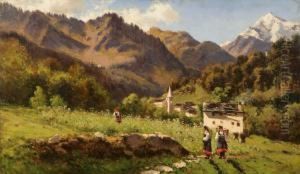 Veduta Della Val D'ossola by Eugenio Gignous