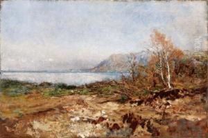 Paesaggio Lacustre(lago Maggiore) by Eugenio Gignous