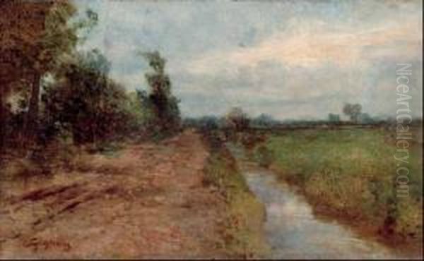 Paesaggio Con Torrente - view 1