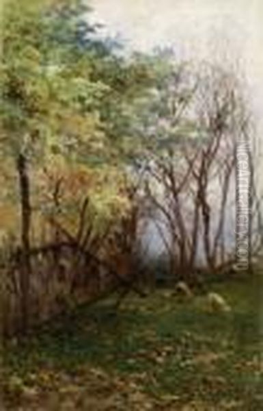 Bosco Con Pecore - 1877 - view 1
