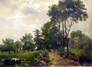 A Country Road by Marie-Regis-Francois Gignoux