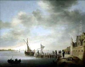 The Melkpoortje on the Dordrecht Harbour