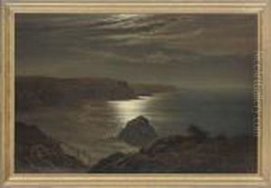 Moonlight On The Shore by Arthur Gilbert
