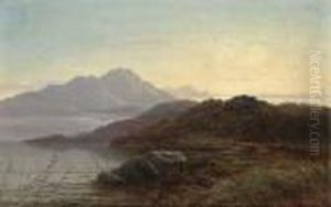 Sunset Over The Loch by Arthur Gilbert