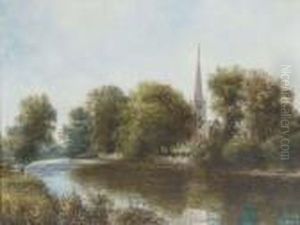 Holy Trinity, Stratford-on-avon; And Guesten Hall (?),worcester by Arthur Gilbert