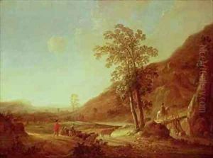 Hilly Italianate Landscape by Aelbert Cuyp