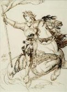 The Standard Bearer by Sir John Gilbert