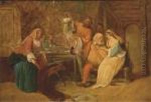 In The Tavern by Sir John Gilbert