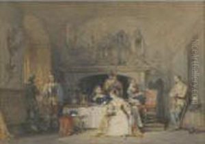 The Court Dinner by Sir John Gilbert
