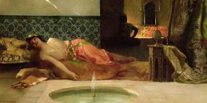 An Odalisque in a Harem by Benjamin Jean Joseph Constant