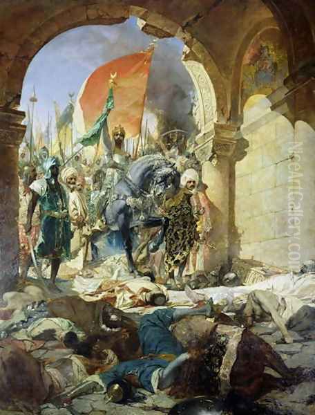 Entry of the Turks of Mohammed II into Constantinople, 29th May 1453, 1876 - view 1