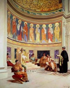 St John Chrysostom c.347-407 by Benjamin Jean Joseph Constant