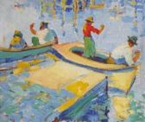 Monterey Fishermen by Selden Connor Gile