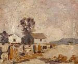 Houses On A Hazy Day by Selden Connor Gile