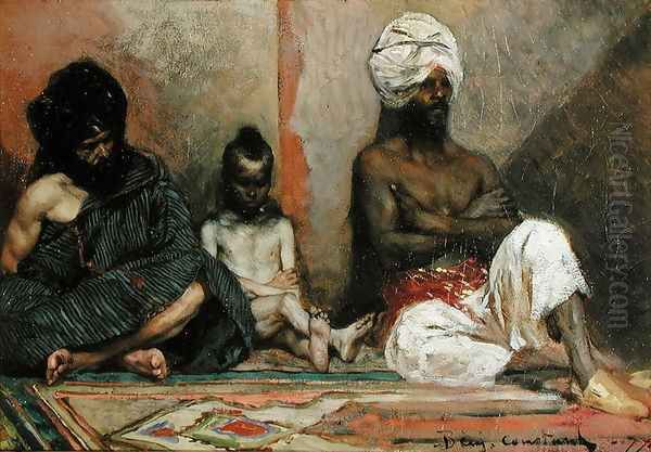 Seated Arabs, 1877 - view 1