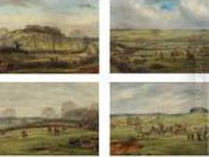 Mr. Fernie's Hunt: Going To The
Meet, Going Away From Shawston, Full Cry And The Death (four Works) by G.D. Giles