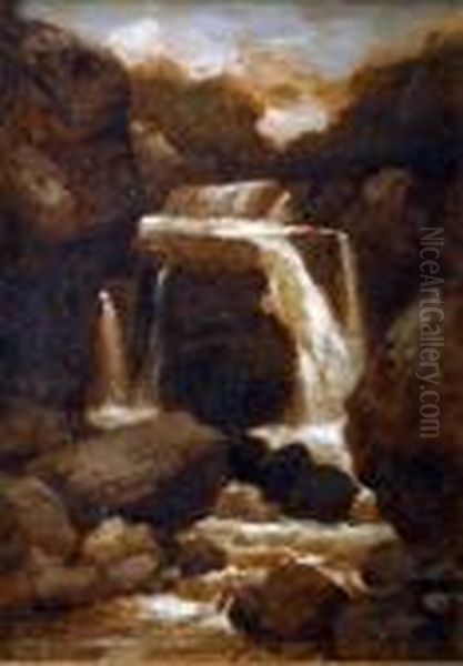 Falls Near Bangor, North Wales And Vale Of Neath, South Wales - view 1