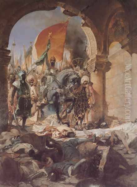 The Entry of Mahomet II into Constantinople - view 1